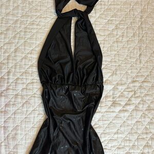 Y2K Going Out Halter Top One Size